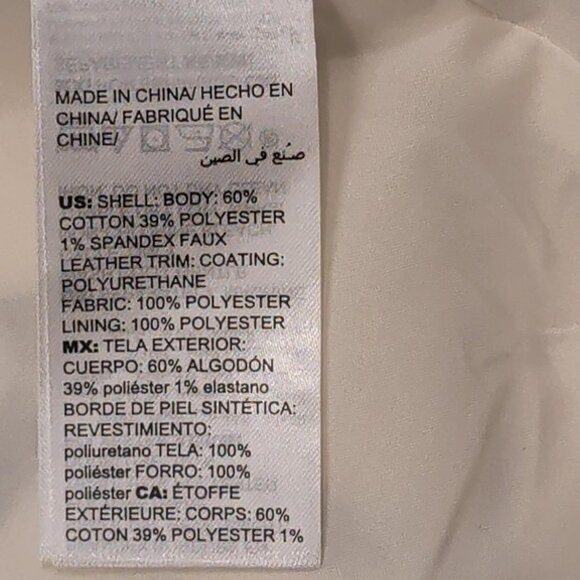 Chico's Blazer Jacket Sz 0 (4/6) Women Black White Open Front Stripe Office Work - Picture 10 of 11